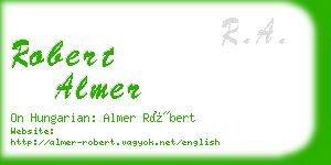 robert almer business card